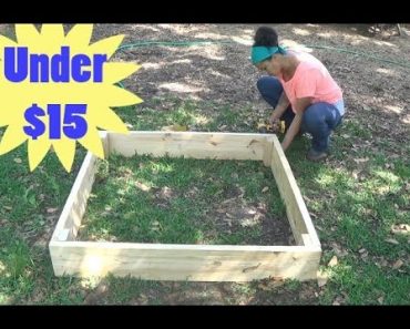 How to Build a Raised Garden Bed for Under $15!