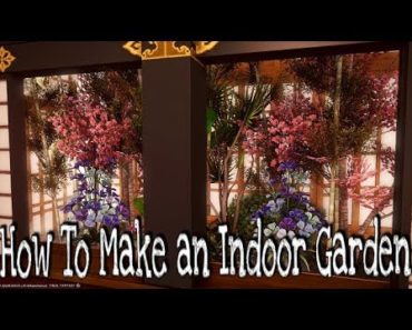 FFXIV How To Build an Indoor Garden Housing Tutorial and Guide
