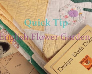 Quick Tip: English Flower Garden