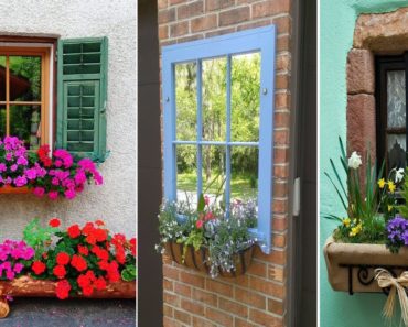 40 Window and Balcony Flower Box Ideas | diy garden