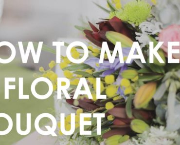 How to make a Floral Bouquet Arrangement | Floristry for Beginners