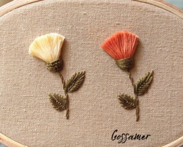 Easy Tassel Flower Embroidery Tutorial For Beginners | Gossamer's Garden Embroidery | Gossamer