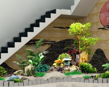 30 Amazing Small Garden Designs Under Staircase | Awesome Indoor Garden And Planters Ideas