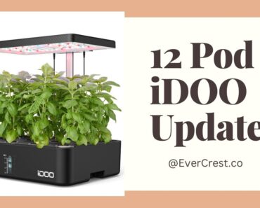 12 Pod iDOO Hydroponics System Update! | Planting Proven Winners Seeds | EverCrest