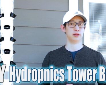DIY Hydroponics Garden Tower Build | Less than $150
