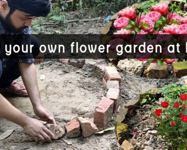 How to make Flower Garden at home