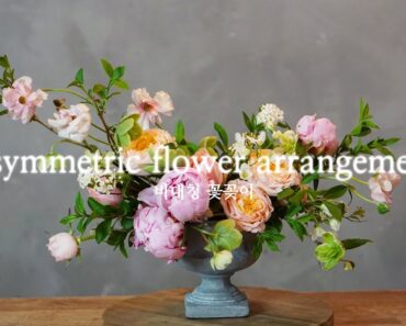 Asymmetric flower arrangement