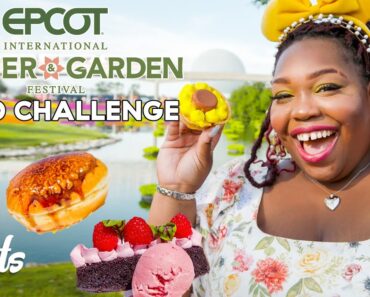 Ultimate EPCOT Challenge: Trying All Of The Flower & Garden Treats | Delish