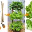 [No garden] Growing vegetables with recycled plastic baskets – Multi-storey vegetable tower