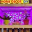 INDOOR HOME GARDEN DECOR WITH DIY GROW LIGHT LED STRIPS